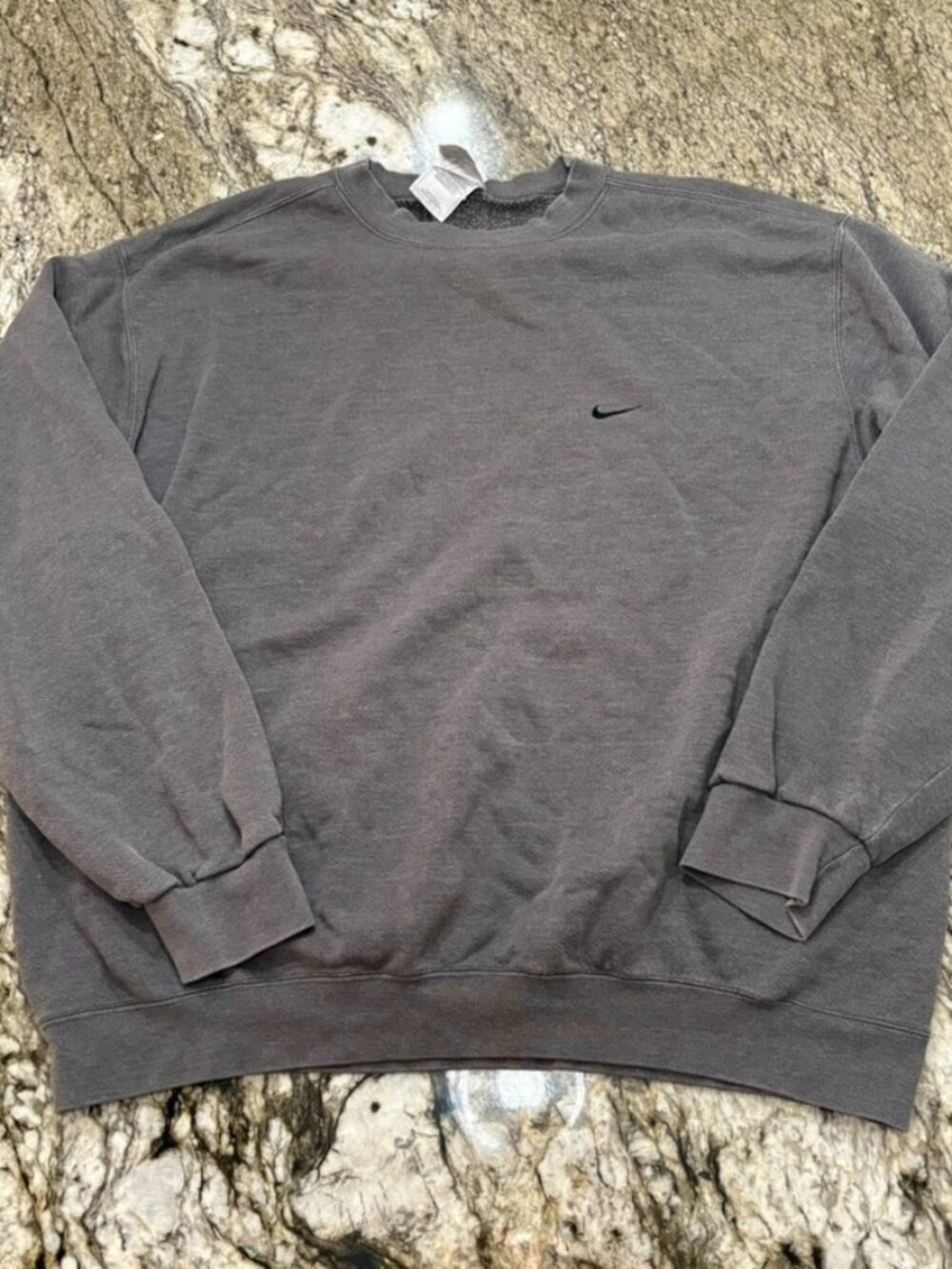 Vintage Nike Gray Crewneck Corner Swoosh Sweatshirt